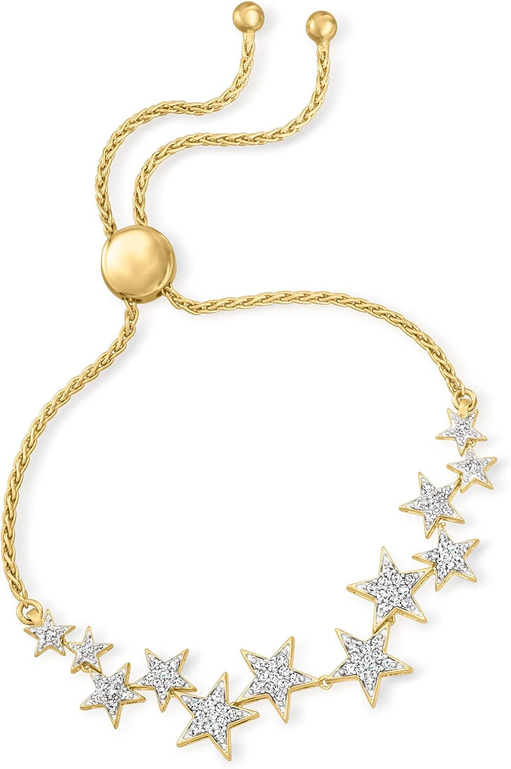Count The Constellations 18Kt Gold Bangle