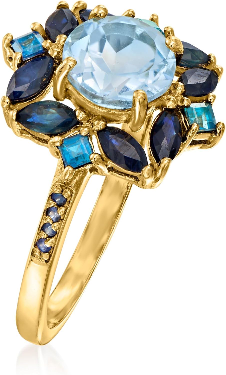 Galaxy Be Mine Sapphire & 18kt Gold Ring
