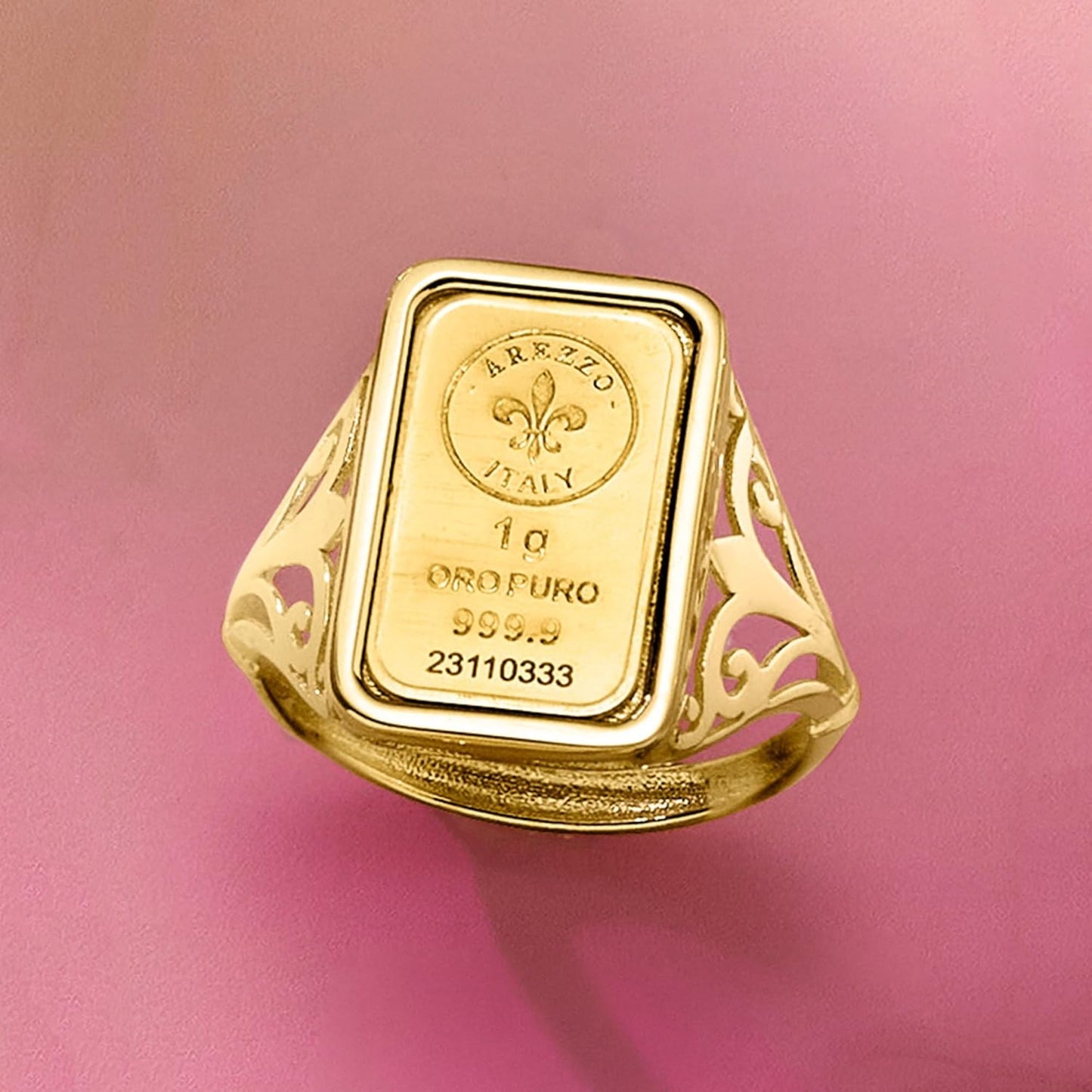 Astroid Orbit 24k Brick Ring
