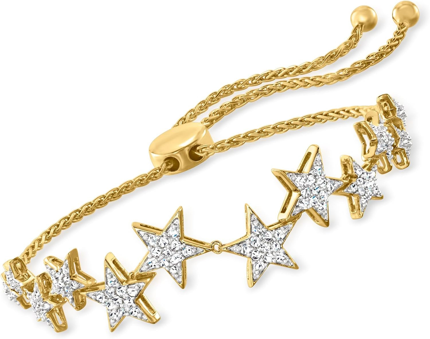 Count The Constellations 18Kt Gold Bangle