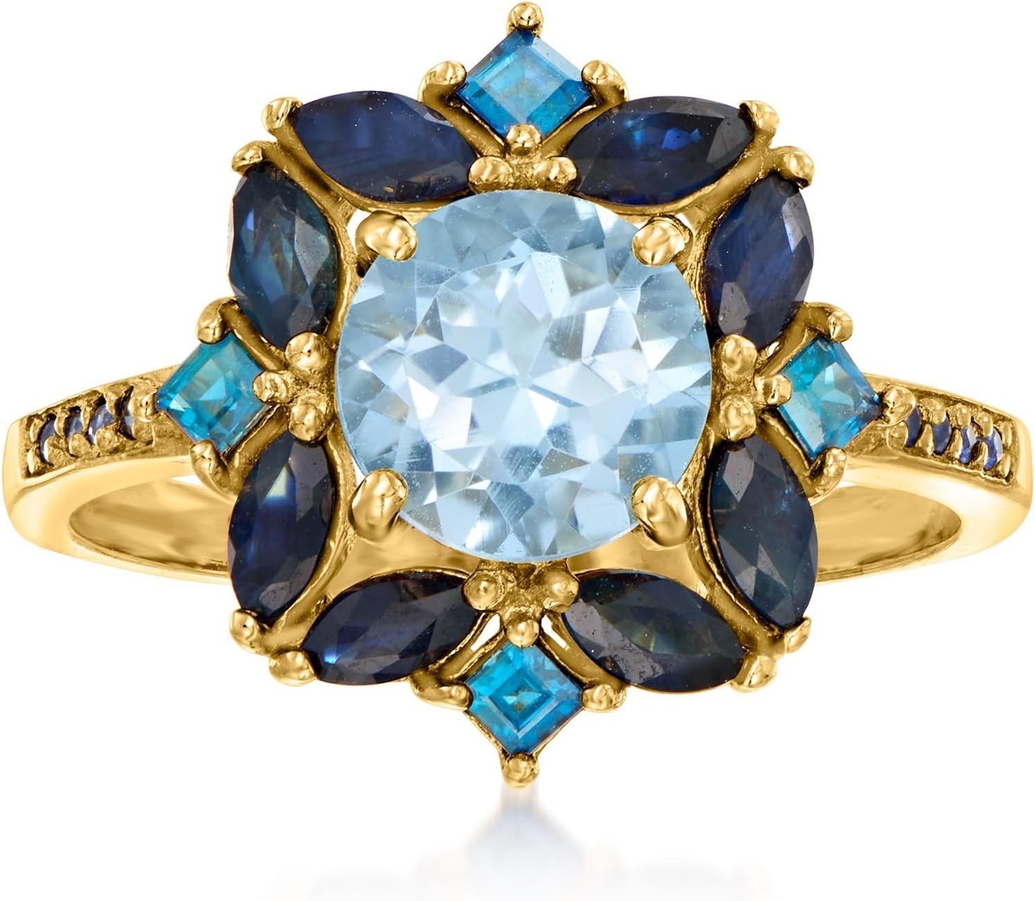 Galaxy Be Mine Sapphire & 18kt Gold Ring